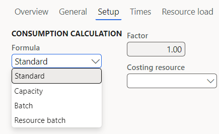 FORMULA FIELD ON ROUTE DETAILS IN D365